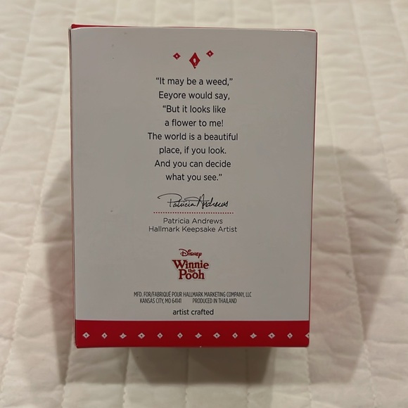 Hallmark 2015 Pooh Eeyore A Little Perspective Ornament - Picture 3 of 6